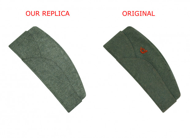 Dutch M1931 Field Grey Wool Overseas Cap