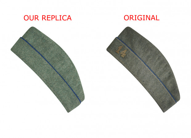 Dutch M1912 Field Grey Wool Overseas Cap Dutch M1912 Field Grey Wool Overseas Cap