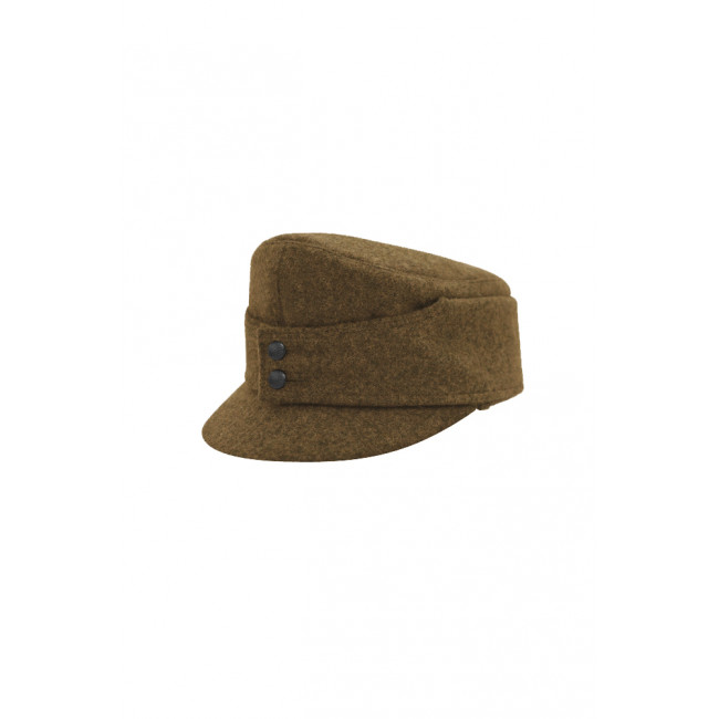 WWII German SA Gebirgsjager Bergmütze Brown Wool Field Cap