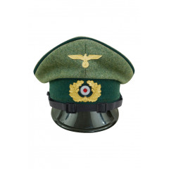 WWII German Kriegsmarine Coastal EM Wool Visor Cap With Insignia ww2 german Kriegsmarine cap,Kriegsmarine visor cap,Kriegsmarine Lieutenant visor cap,Kriegsmarine Captain visor cap,Kriegsmarine General visor cap