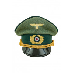 WWII German Kriegsmarine Coastal General Wool Visor Cap With Insignia ww2 german Kriegsmarine cap,Kriegsmarine visor cap,Kriegsmarine Lieutenant visor cap,Kriegsmarine Captain visor cap,Kriegsmarine General visor cap