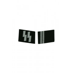 WWII German SS Rottenführer (Corporal) Collar Tabs