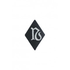 WWII German SS Pharmacist sleeve diamond insignia