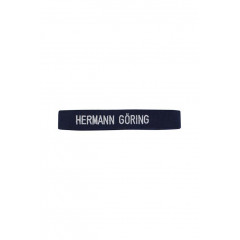 WWII German Luftwaffe Hermann Göring in block capital script dark blue backing EM cuff title