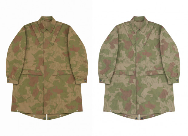 WWII German Reversed Splinter B Camo Fallschirmjäger Jump Smock