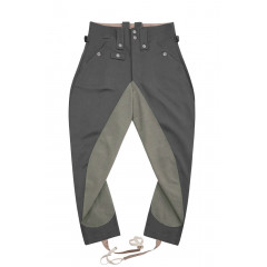 WWII German Heer M43 Stone Grey Gabardine Mounted Troops Riding Breeches