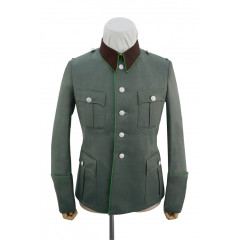 WWII German police officer Gabardine modified waffenrock tunic