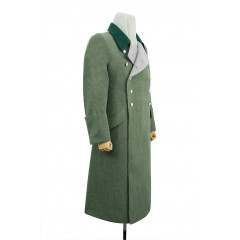WWII German M40 Allgemeine SS General Wool Greatcoat