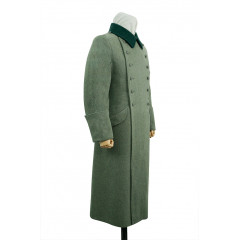 WWII German M36 Waffen SS EM Wool Greatcoat