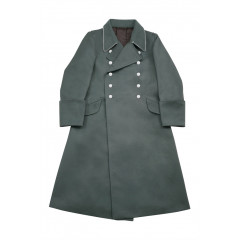 WWII German M37 Allgemeine SS Officer Gabardine Greatcoat