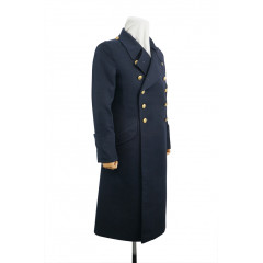 WWII German Kriegsmarine Officer Gabardine Greatcoat