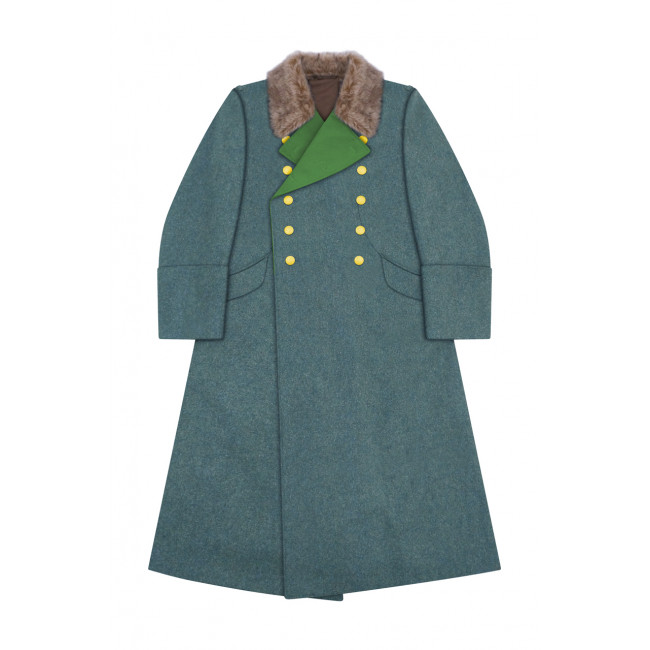 WWII German Police General Fur Collar Wool Greatcoat WW2 german greatcoat,wehrmacht greatcoat,german army greatcoat,SS greatcoat,Police Greatcoat,German Overcoats,german coat WW2,german great coat,german military coats WWII german greatcoat
