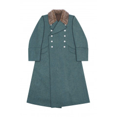 WWII German Police Officer Fur Collar Wool Greatcoat WW2 german greatcoat,wehrmacht greatcoat,german army greatcoat,SS greatcoat,Police Greatcoat,German Overcoats,german coat WW2,german great coat,german military coats WWII german greatcoat