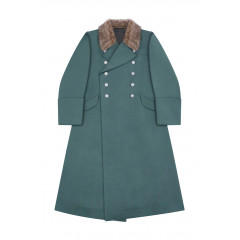 WWII German Police Officer Fur Collar Gabardine Greatcoat WW2 german greatcoat,wehrmacht greatcoat,german army greatcoat,SS greatcoat,Police Greatcoat,German Overcoats,german coat WW2,german great coat,german military coats WWII german greatcoat