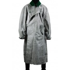 WWII German motorcyclist rubberized raincoat