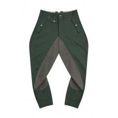 WWII German Elite M44 HBT Reed Green Mounted Troops Riding Breeches