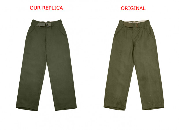 WWII German DAK/Tropical Afrikakorps Olive Trousers