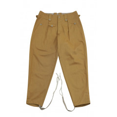 WWII German DAK/Tropical Afrikakorps SS SAHARIANA Sand Trousers