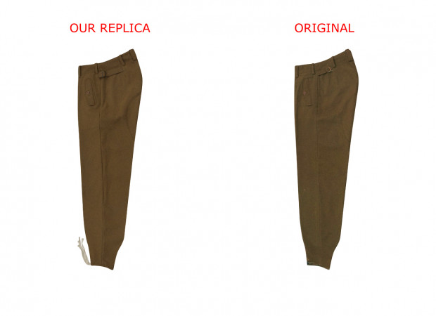 WWII German SA Wehrmannschaften Brown Wool Trousers II