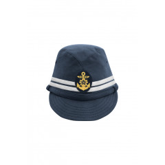 WWII Japanese IJN Navy First Type Officer field cap Blue 第二次世界大戦 日本帝国海軍 一種 士官略帽 青/ブルー