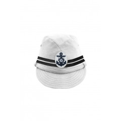 WWII Japanese IJN Navy Second Type Officer field cap White 第二次世界大戦 日本帝国海軍 二種 士官略帽 白/ワイト