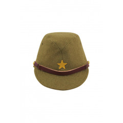 WWII Japanese IJA Army EM field cap wool yellowish brown  第二次世界大戦 日本帝国陸軍 兵用略帽戦闘帽 ウール 黄褐色