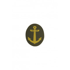 WWII Japanese IJN Navy Third Type field cap insignia EM BEVO 第二次世界大戦 日本帝国海軍 三種兵用略帽の帽章 織る