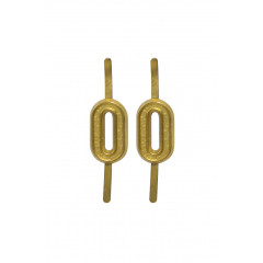 WWII Japanese IJA Army Regimental Number Cyphers For Type 45 Type 5 Collar Tabs 0 2pcs 日本帝国陆軍四五式 昭五式襟章部隊番号 0 WWII Japan collar insignias,WW2 japanese,japanese collar insignias,WW2 japanese badge,IJA badge,IJN badge