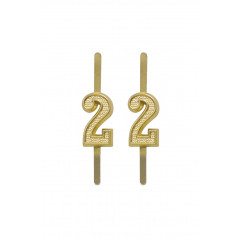 WWII Japanese IJA Army Regimental Number Cyphers For Type 45 Type 5 Collar Tabs 2 2pcs 日本帝国陆軍四五式 昭五式襟章部隊番号 2 WWII Japan collar insignias,WW2 japanese,japanese collar insignias,WW2 japanese badge,IJA badge,IJN badge