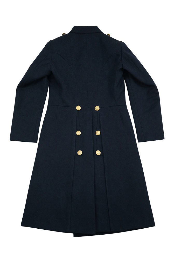 Navy blue frock coat top