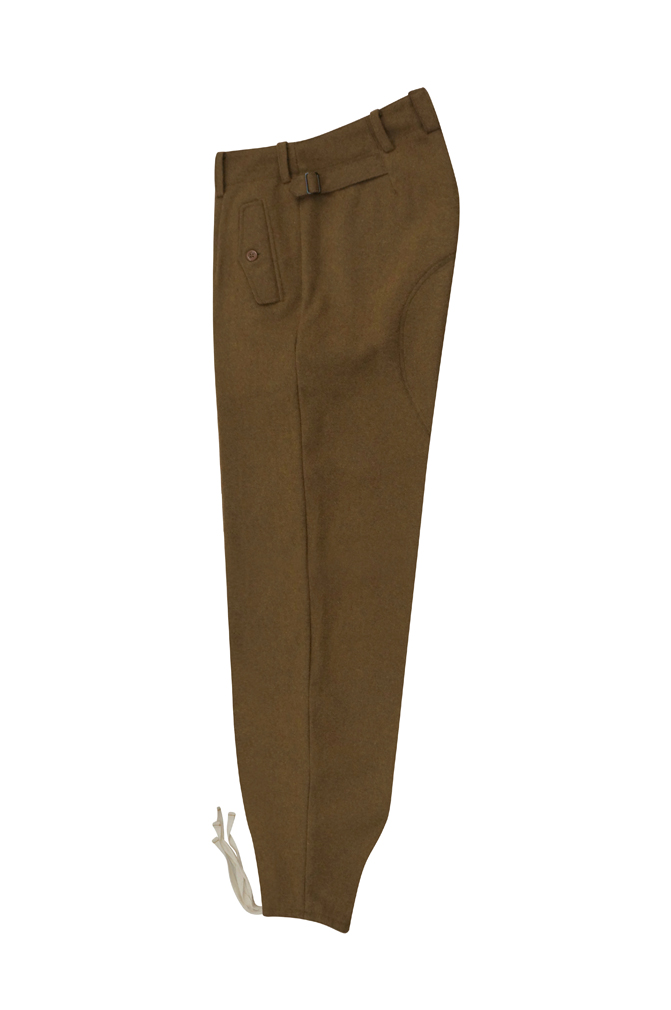 brown wool trousers