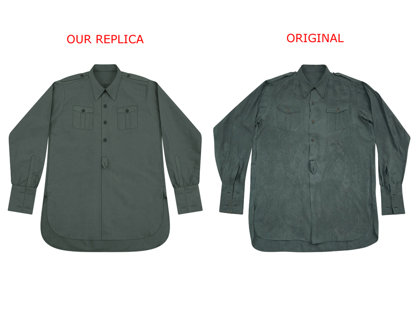 ITALY GREEN GREY SHIRT